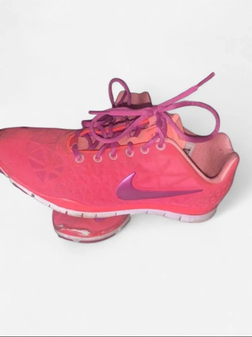 Nike Women Pink and Purple Running Shoes